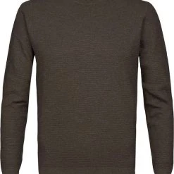 Pullover Profuomo O-Hals Trui Bruin