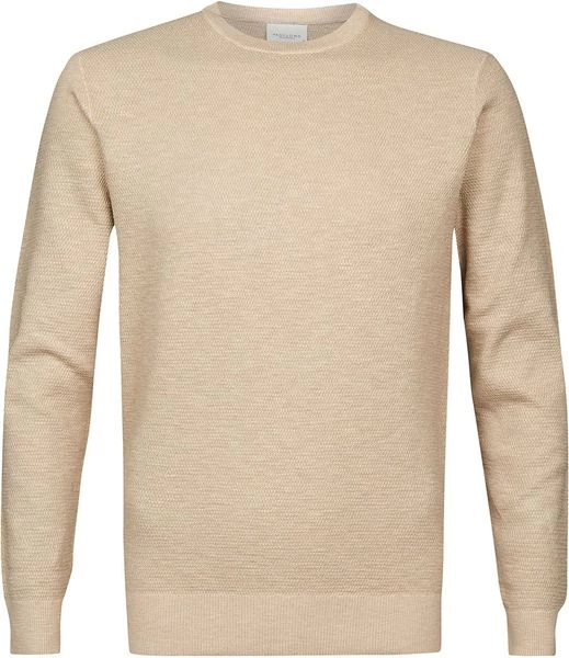 Pullover Profuomo O-Hals Trui Beige 1 Pullover Profuomo O-Hals Trui Beige