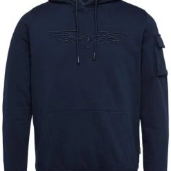 Hoodies PME Legend Hoodie Brushed Fleece Donkerblauw -Truien & Vesten Verkoop winkel 74546 1 1