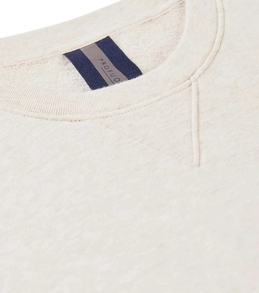 Pullover Profuomo Sweater Beige Melange 3 Pullover Profuomo Sweater Beige Melange - Afbeelding 3