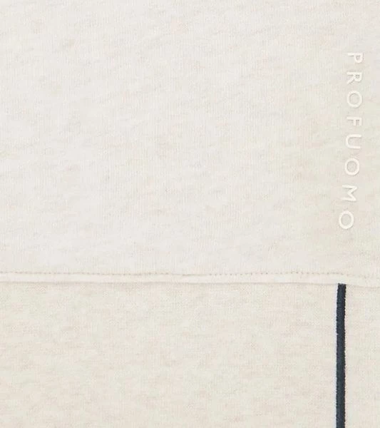 Pullover Profuomo Sweater Beige Melange 4 Pullover Profuomo Sweater Beige Melange - Afbeelding 4