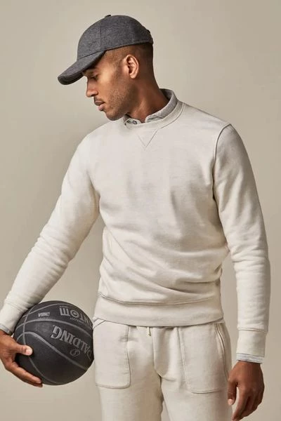 Pullover Profuomo Sweater Beige Melange 2 Pullover Profuomo Sweater Beige Melange - Afbeelding 2