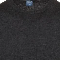 Truien Van Merino Wol Olymp Trui O-Hals Antraciet -Truien & Vesten Verkoop winkel 74568 2 1