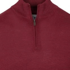 Wollen Truien Voor Heren State Of Art Half Zip Wol Mix Bordeaux Rood 11 Wollen Truien Voor Heren State Of Art Half Zip Wol Mix Bordeaux Rood -Truien & Vesten Verkoop winkel 74626 2 1