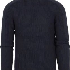 Coltruien Voor Heren Petrol Coltrui Gebreid Donkerblauw -Truien & Vesten Verkoop winkel 74652 1 1