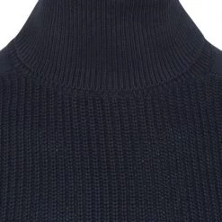 Coltruien Voor Heren Petrol Coltrui Gebreid Donkerblauw -Truien & Vesten Verkoop winkel 74652 2 1