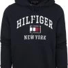 Hoodies Tommy Hilfiger Hoodie Varsity Donkerblauw
