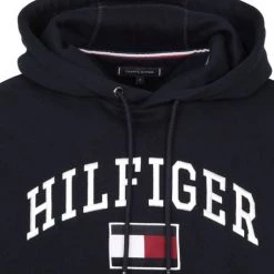 Hoodies Tommy Hilfiger Hoodie Varsity Donkerblauw -Truien & Vesten Verkoop winkel 74662 2 1