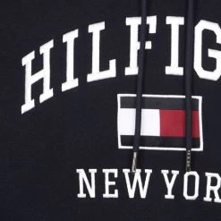 Hoodies Tommy Hilfiger Hoodie Varsity Donkerblauw -Truien & Vesten Verkoop winkel 74662 3