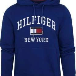 Hoodies Tommy Hilfiger Hoodie Varsity Kobalt Blauw