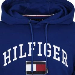 Hoodies Tommy Hilfiger Hoodie Varsity Kobalt Blauw -Truien & Vesten Verkoop winkel 74663 2 1