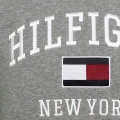 Sweaters Tommy Hilfiger Varsity Sweater Logo Grijs -Truien & Vesten Verkoop winkel 74665 3