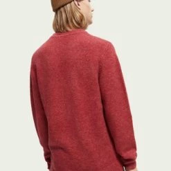 Wollen Truien Voor Heren Scotch And Soda Pullover Mix Wol Melange Rood -Truien & Vesten Verkoop winkel 74667 5