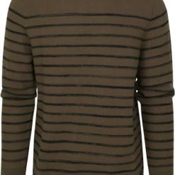 Pullover Petrol Trui Streep Donkergroen -Truien & Vesten Verkoop winkel 74671 1 1