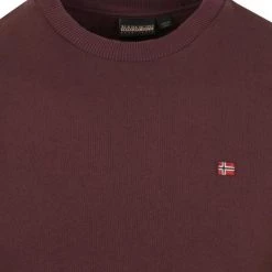 Sweaters Napapijri Sweater Bordeaux -Truien & Vesten Verkoop winkel 74795 2 1