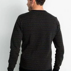 Pullover Petrol Trui Patroon Zwart -Truien & Vesten Verkoop winkel 74805 5