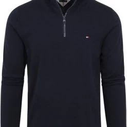 Schipperstruien & Truien Met Rits Tommy Hilfiger Zipper Pullover 1985 Donkerblauw -Truien & Vesten Verkoop winkel 74824 1 1