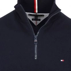 Schipperstruien & Truien Met Rits Tommy Hilfiger Zipper Pullover 1985 Donkerblauw -Truien & Vesten Verkoop winkel 74824 2 1