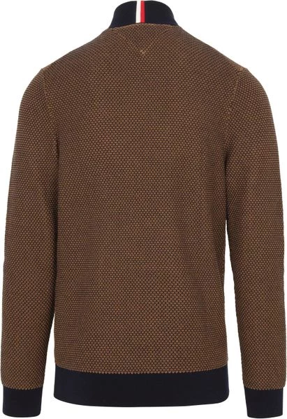 Schipperstruien & Truien Met Rits Tommy Hilfiger Zipper Bruin Melange 5 Schipperstruien & Truien Met Rits Tommy Hilfiger Zipper Bruin Melange - Afbeelding 5