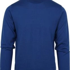 Truien Van Merino Wol Suitable Merino Coltrui Mid Blauw