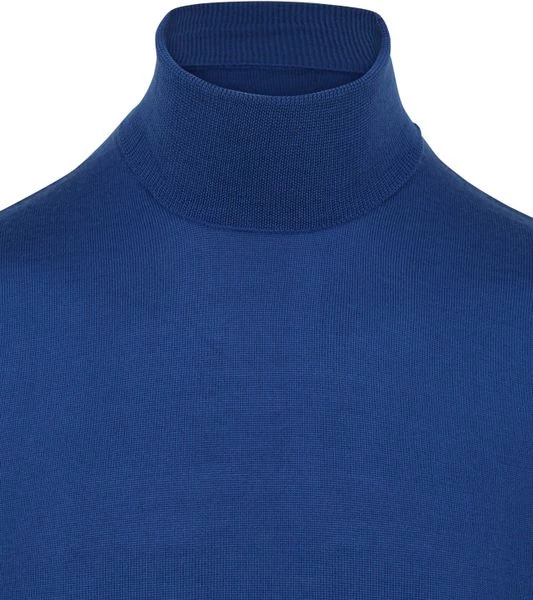 Truien Van Merino Wol Suitable Merino Coltrui Mid Blauw 2 Truien Van Merino Wol Suitable Merino Coltrui Mid Blauw - Afbeelding 2