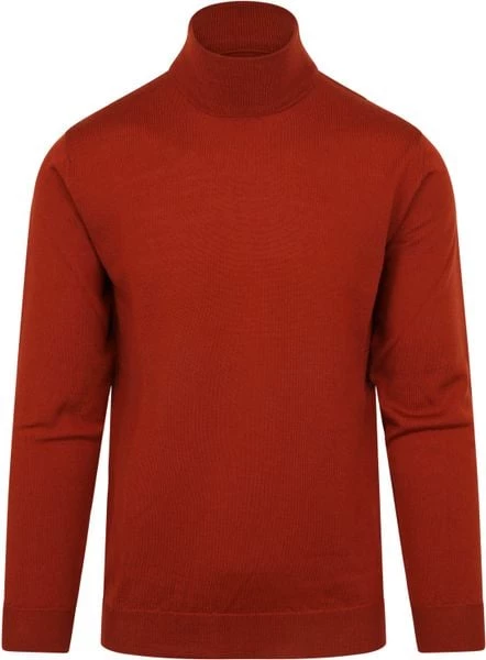 Truien Van Merino Wol Suitable Merino Coltrui Oranje 5 Truien Van Merino Wol Suitable Merino Coltrui Oranje - Afbeelding 5
