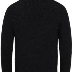 Schipperstruien & Truien Met Rits Cast Iron Half Zip Trui Zwart -Truien & Vesten Verkoop winkel 74867 2 1