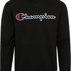 Sweaters Champion Sweater Script Logo Zwart -Truien & Vesten Verkoop winkel 74873 1 1