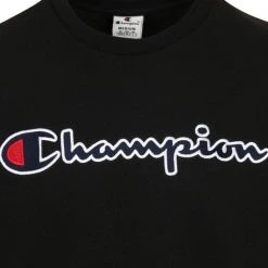 Sweaters Champion Sweater Script Logo Zwart -Truien & Vesten Verkoop winkel 74873 2 1
