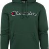 Hoodies Champion Hoodie Logo Donkergroen