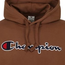 Hoodies Champion Hoodie Logo Bruin -Truien & Vesten Verkoop winkel 74878 2 1