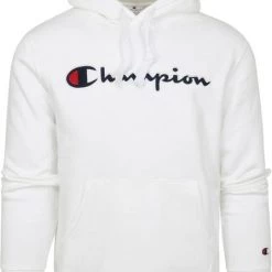 Hoodies Champion Hoodie Logo Wit -Truien & Vesten Verkoop winkel 74881 1 1