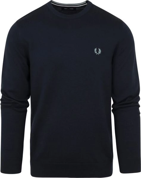 Wollen Truien Voor Heren Fred Perry Trui Wol Mix Logo Navy Blauw 1 Wollen Truien Voor Heren Fred Perry Trui Wol Mix Logo Navy Blauw