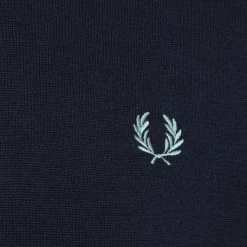 Wollen Truien Voor Heren Fred Perry Trui Wol Mix Logo Navy Blauw 8 Wollen Truien Voor Heren Fred Perry Trui Wol Mix Logo Navy Blauw -Truien & Vesten Verkoop winkel 74885 3