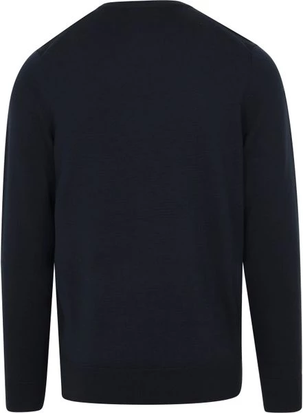 Wollen Truien Voor Heren Fred Perry Trui Wol Mix Logo Navy Blauw 4 Wollen Truien Voor Heren Fred Perry Trui Wol Mix Logo Navy Blauw - Afbeelding 4