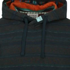 Hoodies Scotch And Soda Hoodie Contrast Donkergroen -Truien & Vesten Verkoop winkel 74890 2