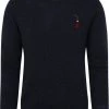 Wollen Truien Voor Heren Scotch And Soda Pullover Mix Wol Gespikkeld Donkerblauw