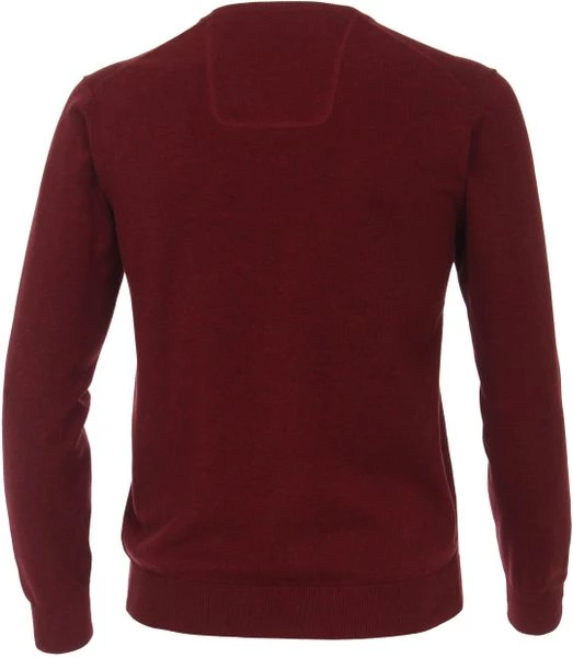 Casa Moda Pullover V-Hals Bordeaux 3 Casa Moda Pullover V-Hals Bordeaux - Afbeelding 3