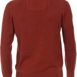 Casa Moda Pullover V-Hals Oranje -Truien & Vesten Verkoop winkel 74967 3