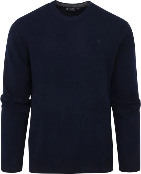 Lamswollen Truien Hackett Pullover Navy Lamswol 1 Lamswollen Truien Hackett Pullover Navy Lamswol