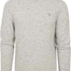 Wollen Truien Voor Heren Gant Trui Wol Melange Grijs -Truien & Vesten Verkoop winkel 74988 1 1