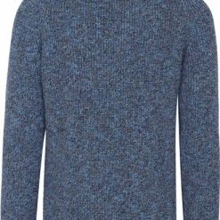 New Zealand Auckland Schipperstruien & Truien Met Rits NZA Trui Tyxell Blauw Melange -Truien & Vesten Verkoop winkel 74995 5