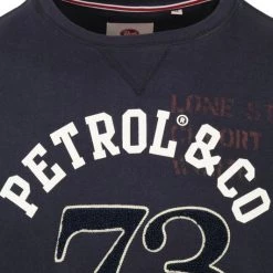 Sweaters Petrol Sweater Logo Donkerblauw -Truien & Vesten Verkoop winkel 74999 2