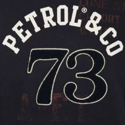 Sweaters Petrol Sweater Logo Donkerblauw -Truien & Vesten Verkoop winkel 74999 3