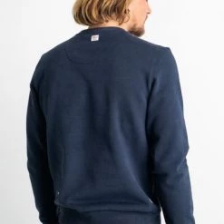 Sweaters Petrol Sweater Logo Donkerblauw -Truien & Vesten Verkoop winkel 74999 5