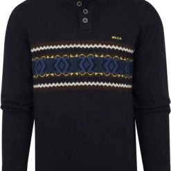 New Zealand Auckland Schipperstruien & Truien Met Rits NZA Trui Fraser Blauw -Truien & Vesten Verkoop winkel 75000 1 1