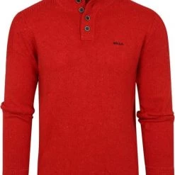 New Zealand Auckland Schipperstruien & Truien Met Rits NZA Trui Brownlee Rood Melange 22HN463 -Truien & Vesten Verkoop winkel 75001 1 1