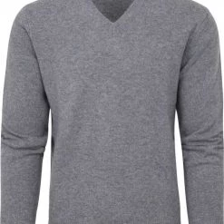 Lamswollen Truien Hackett Pullover Lamswol V-Hals Grijs 10 Lamswollen Truien Hackett Pullover Lamswol V-Hals Grijs -Truien & Vesten Verkoop winkel 75003 1 1