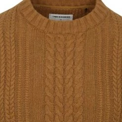 Wollen Truien Voor Heren No-Excess Pullover Mix Wol Gebreid Bruin -Truien & Vesten Verkoop winkel 75026 2