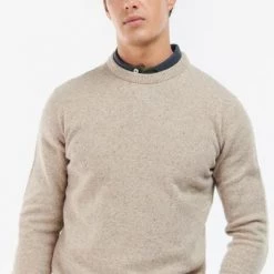 Lamswollen Truien Barbour Trui Lamswol Beige -Truien & Vesten Verkoop winkel 75083 2 1